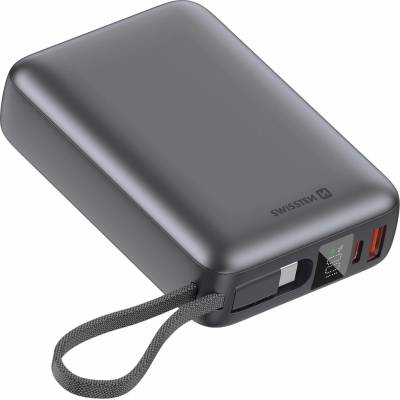 Swissten 20000 mAh strieborná