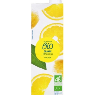 Monoprix Biologique BIO Pomerančová šťáva s dužinou 1 l