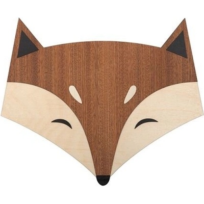 BeWooden Dekorácia na stenu líška Eliška