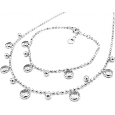 Steel Jewelry souprava náhrdelník a Náramek Chirurgická ocel SET240114 – Hledejceny.cz