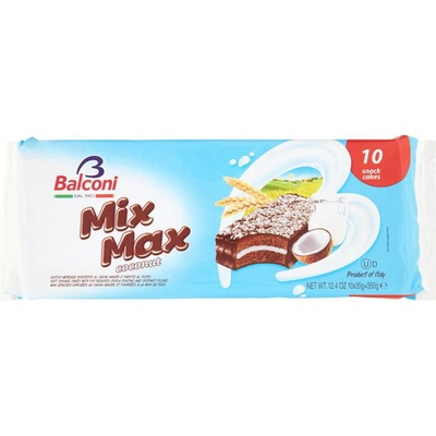 Balconi mix max čokoládové koláčiky s kokosom 10 x 35 g