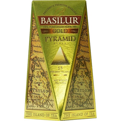 Basilur pyramid Gold 15 x 2 g