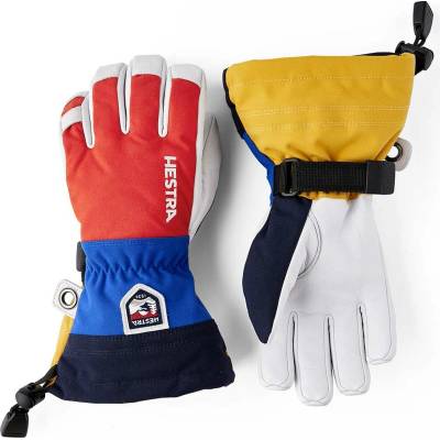 Hestra Army Leather Heli Ski Jr Light Red