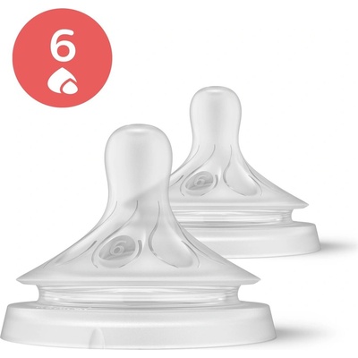 Philips Avent dudlík Natural Response na kaši 2 ks transparentní – Hledejceny.cz