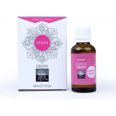 Kvapky HOT Shiatsu Geisha Drops 30 ml