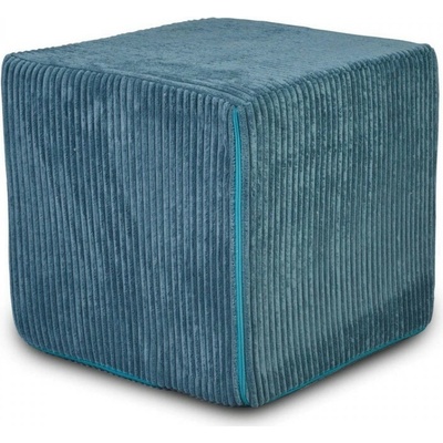 Ecopuf Taburetka Kostka Velvet Manšestr SZ75
