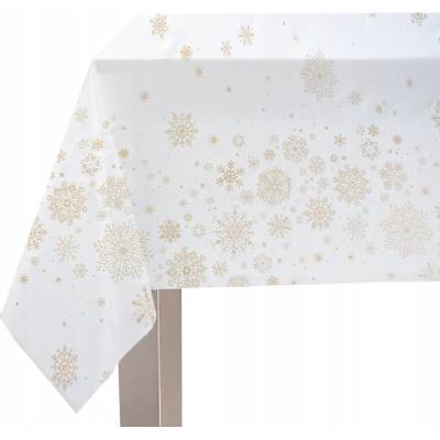 Świat firan Veľký Vianočný Obrus 140x220cm DS1YSILVER