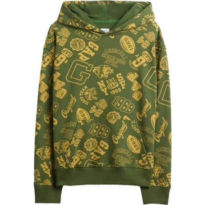 GAP V-JPN AOP Logo PO khaki