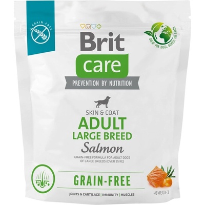 Brit Care Grain Free Adult Large Breed Salmon 1 kg