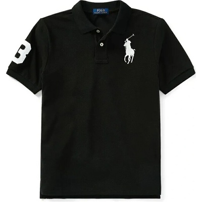 Polo Ralph Lauren detská polokošeľa čierna