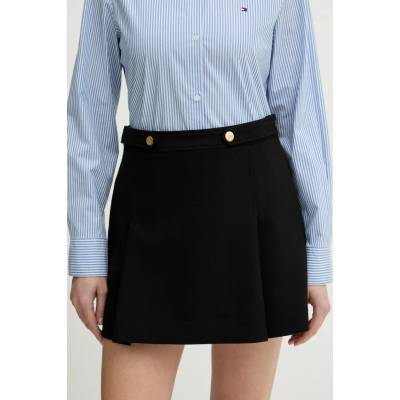 Tommy Hilfiger Sukňa WW0WW47788 čierna
