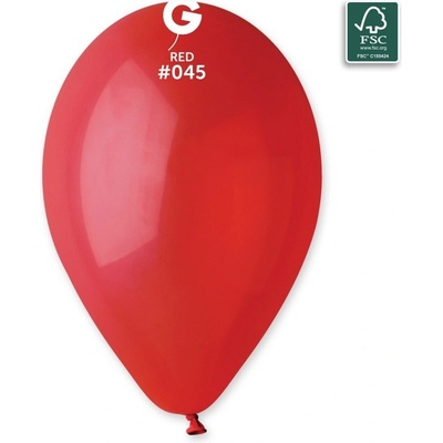 Gemar #045 Balónek 26cm 10 červený