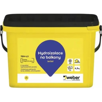Weber Terizol hydroizolace na balkóny, bazény, sprchové kouty 4,5 kg