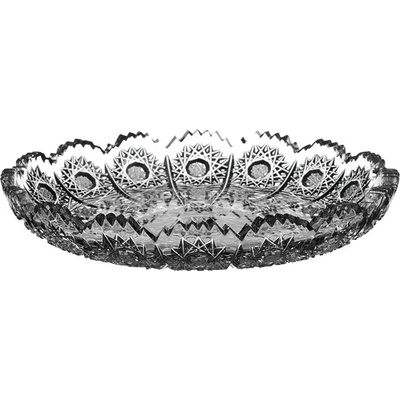 PB CRYSTAL Broušená křišťálová sklenněná mísa 60510/155 mm Klasický brus 500 PK