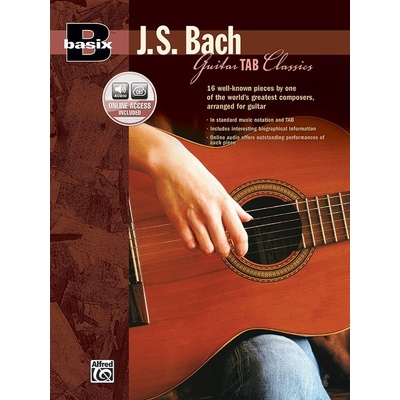 BASIX J.S.BACH FOR GUITAR + CD kytara + tabulatura – Hledejceny.cz