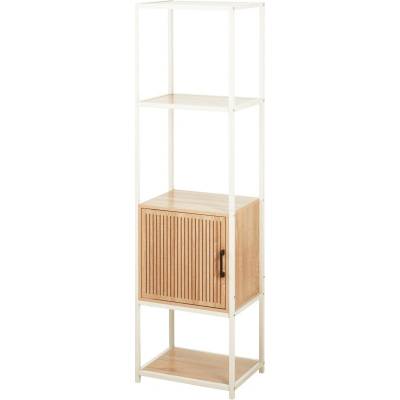 H & S COLLECTION Regál s policemi a skříňkou 153x43x33 cm KO-NB1510630