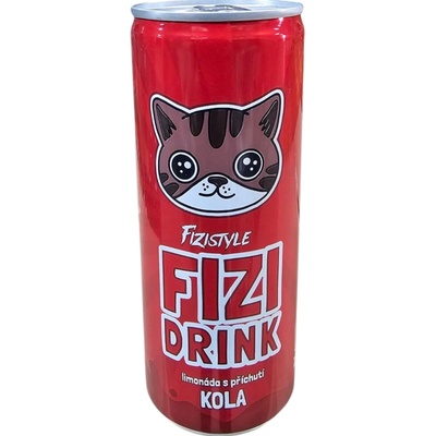 Fizistyle Fizi Drink Limonáda s příchutí cola 250 ml