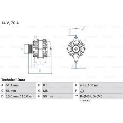 BOSCH Generátor 0986038600