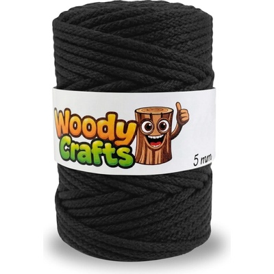 Woody Crafts Woody 5 mm – Černá (100m)