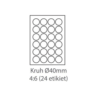 Ecodata biele 24ks/A4 100 listov ECO-040040KR