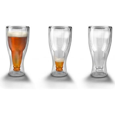 4home Termo sklenice na pivo Hot&Cool 0,37l 2 ks