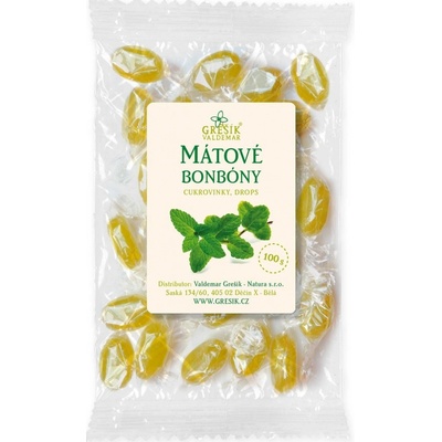 Grešík Mátové bonbóny s citrónem 100 g