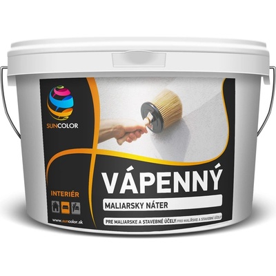 SUNCOLOR VÁPENNÝ MALIARSKY NÁTER 6kg, biely
