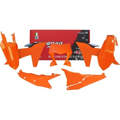Rtech Sada plastů KTM oranžovo-černá 6 dílů