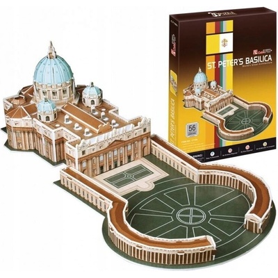 CubicFun 3D puzzle Bazilika svatého Petra 68 ks