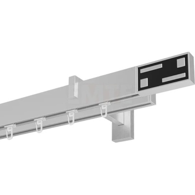 Marcin Dekor Square Line garniža GTECH oceľ dvojitá 160 - 600 cm