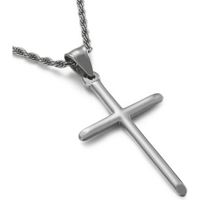Steel Edge Přívěšek křížek chirurgická ocel WJHC506 Steel – Hledejceny.cz