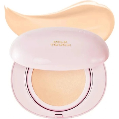 Milk Touch Cushion na obličej All-Day Skin Fit Milky Glow Cushion No.19W Warm Ivory 15 g