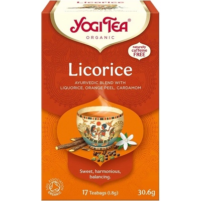 Yogi Tea Čaj sladké drievko BIO 17 vrecúšok