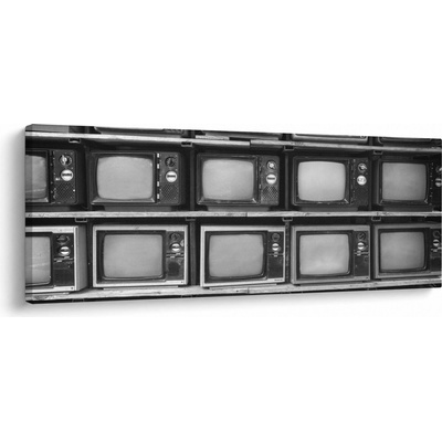 Obraz - Retro televízie, jednodielne 145x58 cm