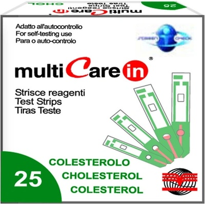 Multicar IN cholesterolové proužky pro 25 ks