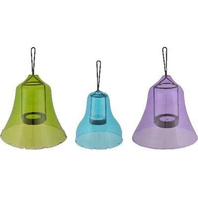Lampáš závesný 14 cm; 20 cm; 20 cm, balenie obsahuje 3 kusy! (DOPREDAJ)|Esschert Design