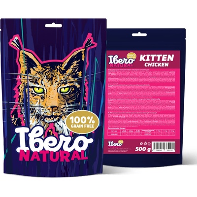 Ibero Grain Free Cat Kitten Chicken 0,5 kg