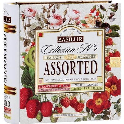 Basilur tea Kniha Variácia kombi 32 sáčkov