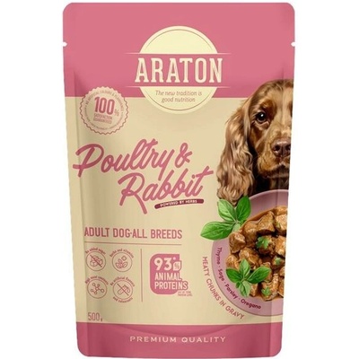 Araton Dog Adult Poultry & Rabbit 500 g