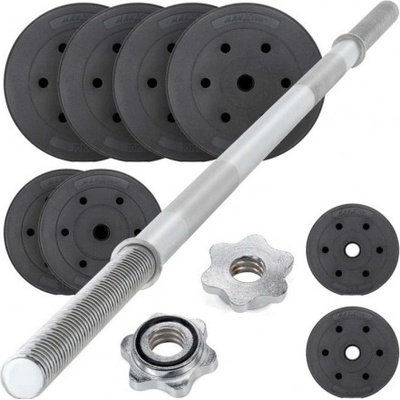 MAXXIVA Obouruční činkový set, 60,5 kg, 8 závaží