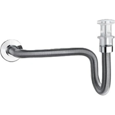 Flexibilní umyvadlový sifon Silfra 80cm chrom PP13051