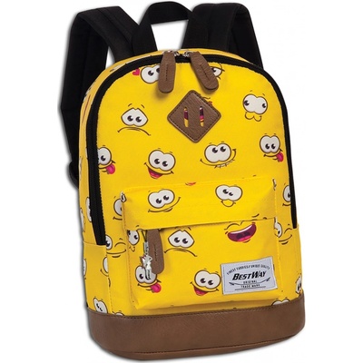 Bestway Kita Campus Kids Smilys Faux Leather Bottom Leisure yellow