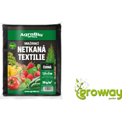 AgroBio netkaná textilie Profi 3,2 x 5 m 50 g/m² černá