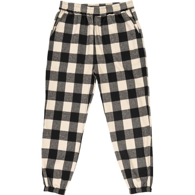 Burnside BU8810 pánské pyžamové kalhoty flanel béžovo černé – Hledejceny.cz