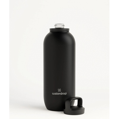 Waterdrop Izolační Funkční Termoska + Funkční Víčko s Pítkem 1,4 l černá matná