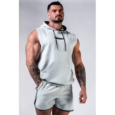 Nebbia mikina bez rukávov Hero 299 Light grey