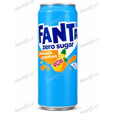 Fanta Zero Sugar Pineapple Grapefruit 330 ml