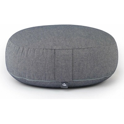 Bodhi BIG RONDO široký meditačný vankúš CLASSIC Dobby 38,5 x 18,5 cm náplň špalda
