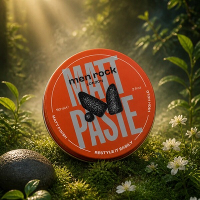 Pasta na vlasy Men Rock s vysokou fixáciou, matná, 90 ml
