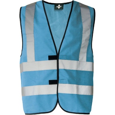 Korntex Hannover Unisex bezpečnostná vesta KX140 Sky Blue